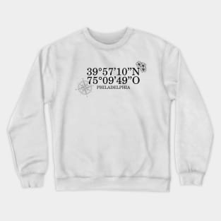 Philadelphia Contact Information Crewneck Sweatshirt